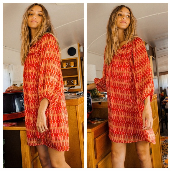 #10 Boho Fabulous Print Three Quarter Sleeve Dress - Picture 3 of 5